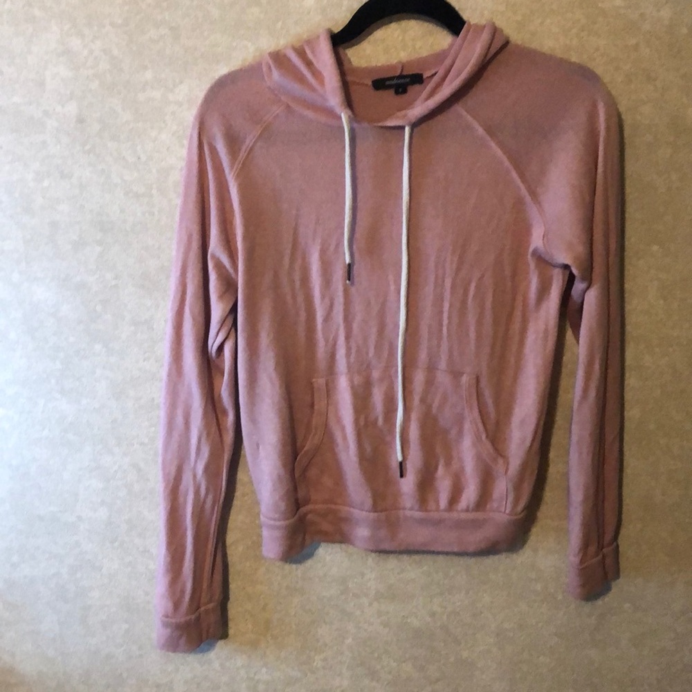 Pale pink light hoodie